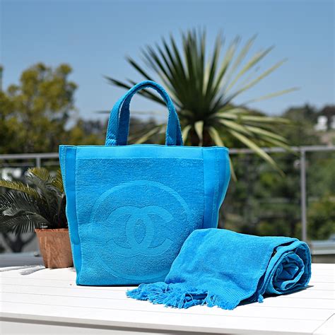 chanel bags beach|chanel beach bag with towel.